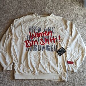 CHNGE Women Run Sh*t Crewneck Sweatshirt